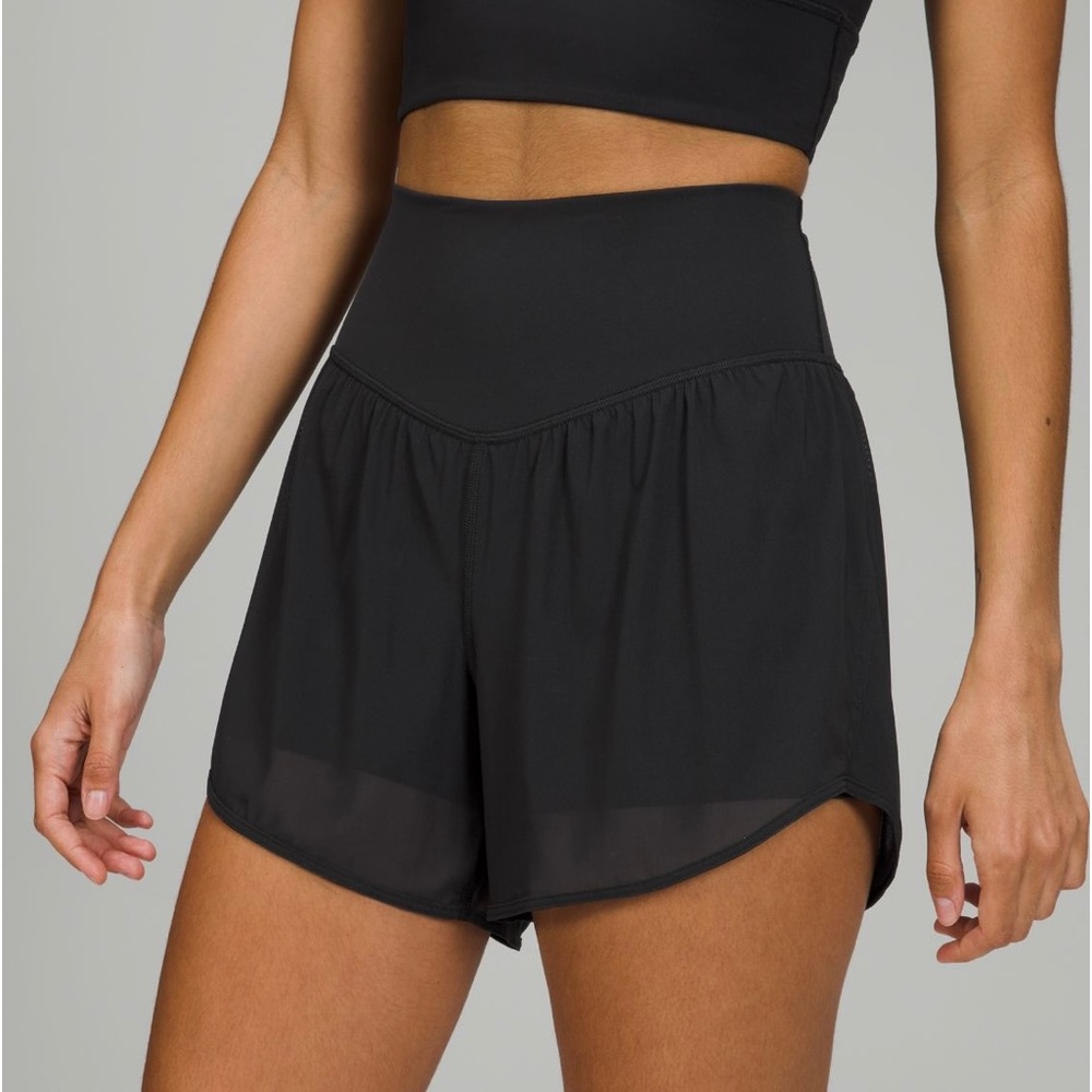 Lululemon Nulu Mesh Short Black 10